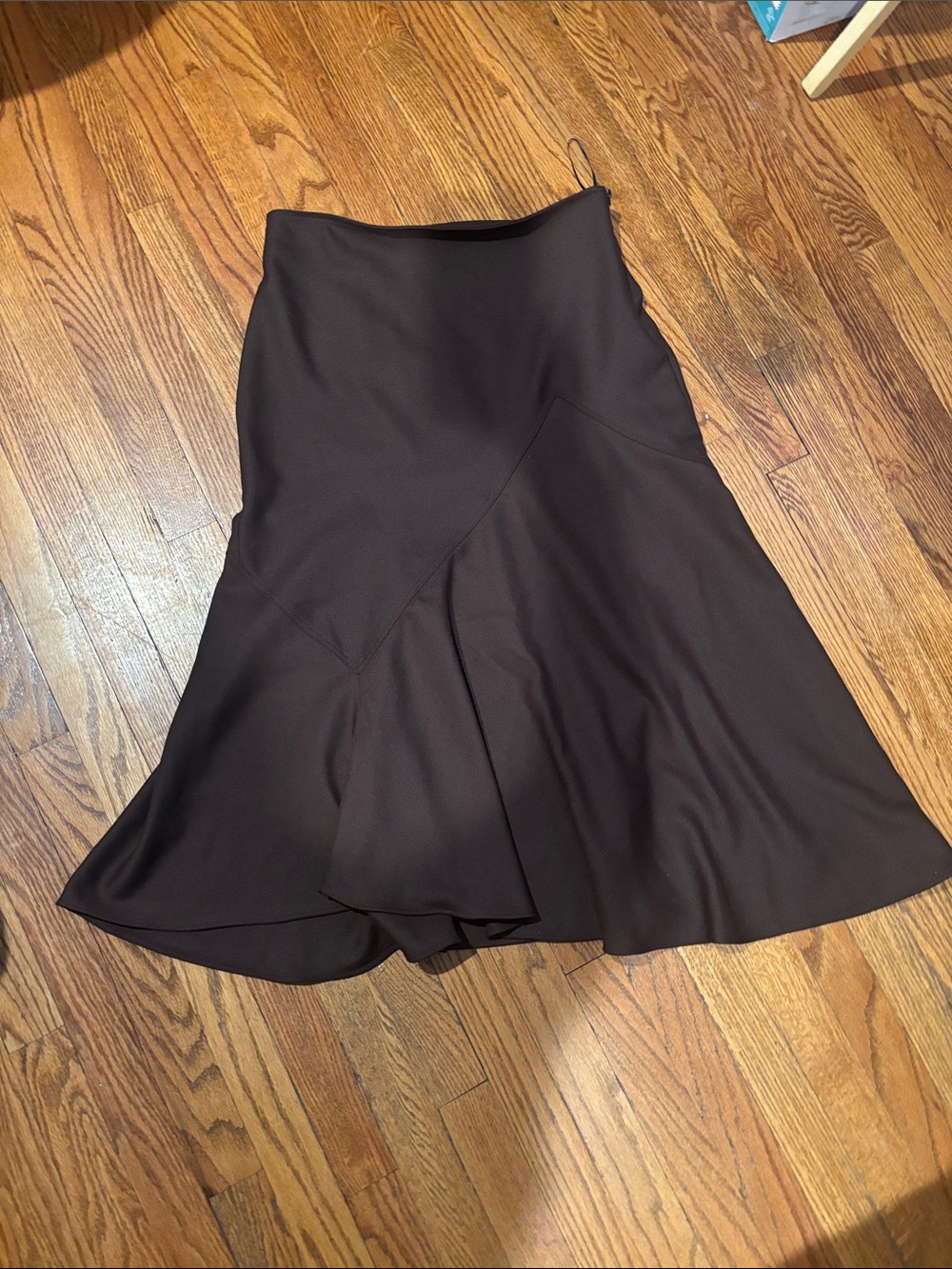 EUC Zara Midi Skirt Brown Size L